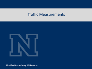 Traffic Measurement - Computer Science & Engineering