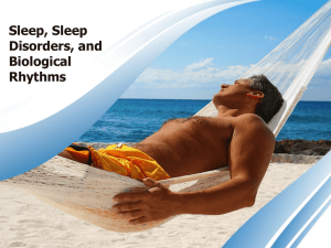 Sleep, Sleep Disorders, and Biological Rhythms