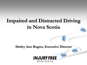 Impaired and Distracted Driving