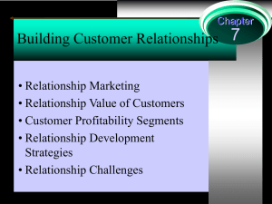 Relationship Marketing Chapter 6