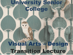 Design Lecture - University Senior College