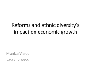 Reforms and ethnic diversity*s Impact on growth