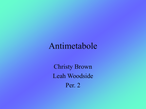 Antimetabole