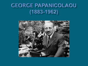 GEORGE PAPANICOLAOU (1883