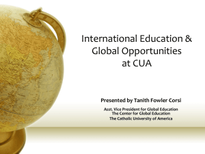 Study Abroad 101 - Center for Global Education
