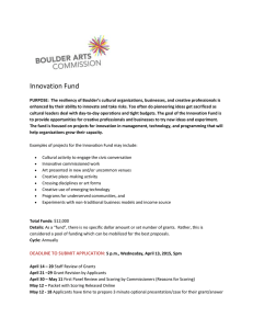 Innovation Fund / Process