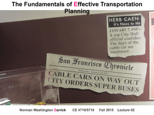 2015 Lecture 02 Transportation Planning Foundation