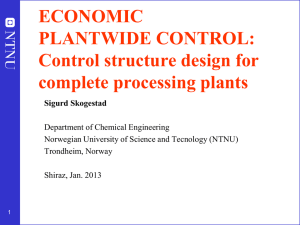 Plantwide control