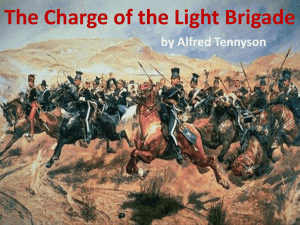 Charge of the Light Brigade by Lord Alfred Tennyson