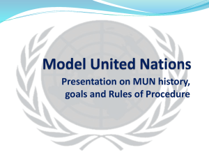 Model United Nations Azerbaijan