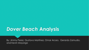 Dover beach Analysis