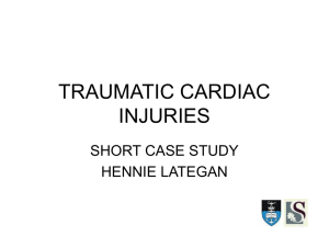 Traumatic Cardiac Injuries (11 Mar 2009)