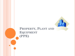 property, plant and equipment (ppe)