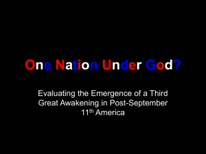 Stacy Pepper, “One Nation Under God? Evaluating the emergence