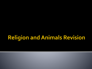 Religion and Animals