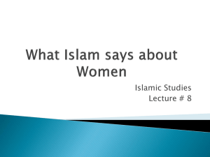 What Islam says about Women, Jihad & Slavery