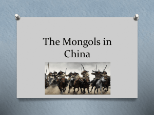 The Mongols in China