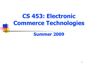 Electronic Commerce on the Internet
