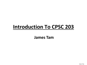 Course introduction