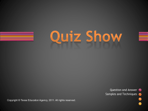 Quiz Show - cteunt.org