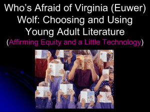 (Euwer) Wolf: Choosing and Using Young Adult Literature