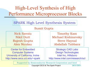 The SPARK - Microelectronic Embedded Systems Lab