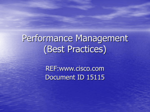 Performance Management (Best Practices)