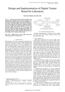 International Journal of Science, Engineering and Technology