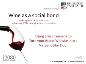 Wine as a Social Bond -PP presentation Roberta Veale GWRDC