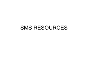 sms resources