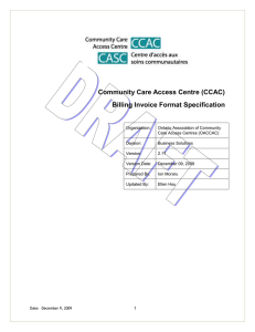 CCAC Billing Invoice Format Specification v2.11