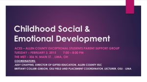 Childhood Social & Emotional Development