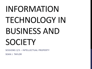 Information Technology in Business and Society