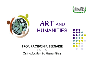 ART AND HUMANITIES