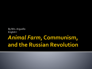 Animal Farm, Communism, and the Russian Revolution