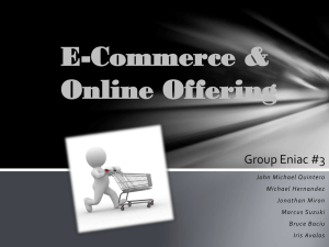 Women in E-Commerce & Online Offerings