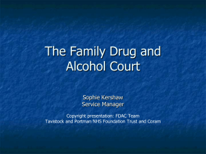 Family Drug and Alcohol Courts