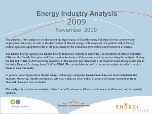 Energy Industry Analysis 2009, November 2010