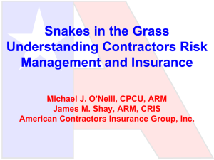 Snakes in the Grass - National Association of Surety Bond Producers