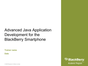 716-0XXXX-123_Advanced Java App Dvlpt for the BB