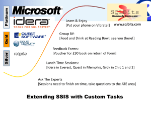 Extending SSIS with Custom Tasks