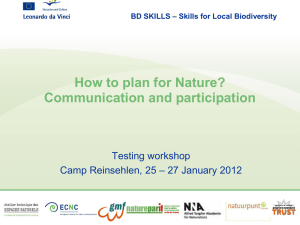 BD SKILLS training workshop 07 Lecture 3