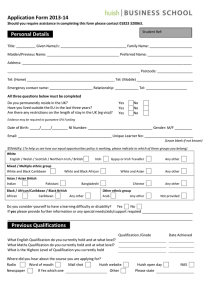 Application Form 2013-14
