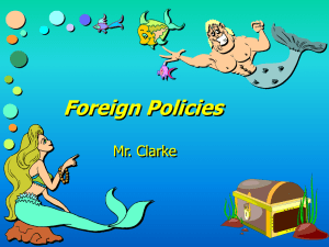 Foreign Policies - Binghamton City Schools