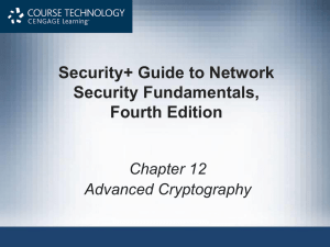 Advanced Cryptography