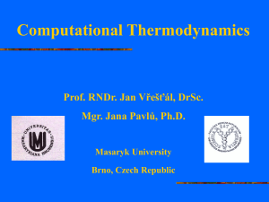 Computational thermodynamics