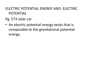 electric potential - Physics-YISS