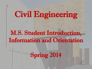 Civil Engineering UMD Pre