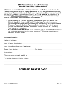 Reimbursement Form - California Coalition Against Sexual Assault