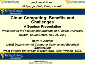 Ammar seminar on cloud computing